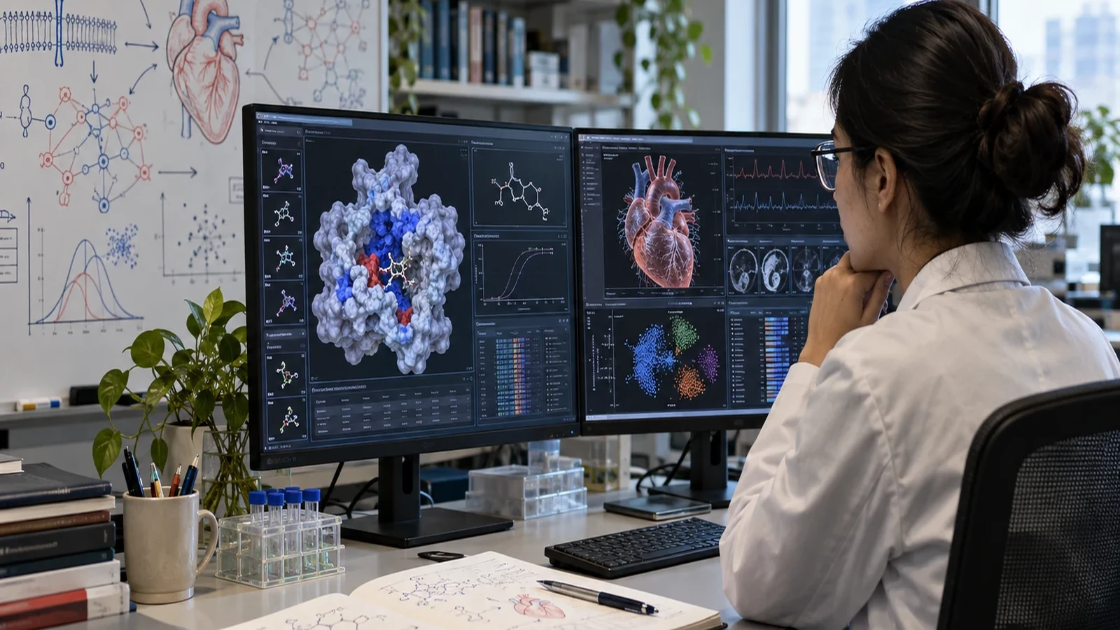 Computational cardiology workspace with cardiac models and analytics